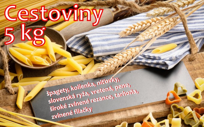 Cestoviny 5 kg